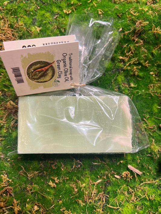 Săpun cu argilă verde și ulei de măsline organic - Green Clay 140gr