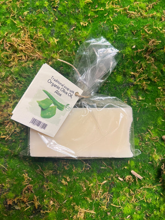 Săpun cu Aloe Vera și Ulei de Măsline Organic 140gr