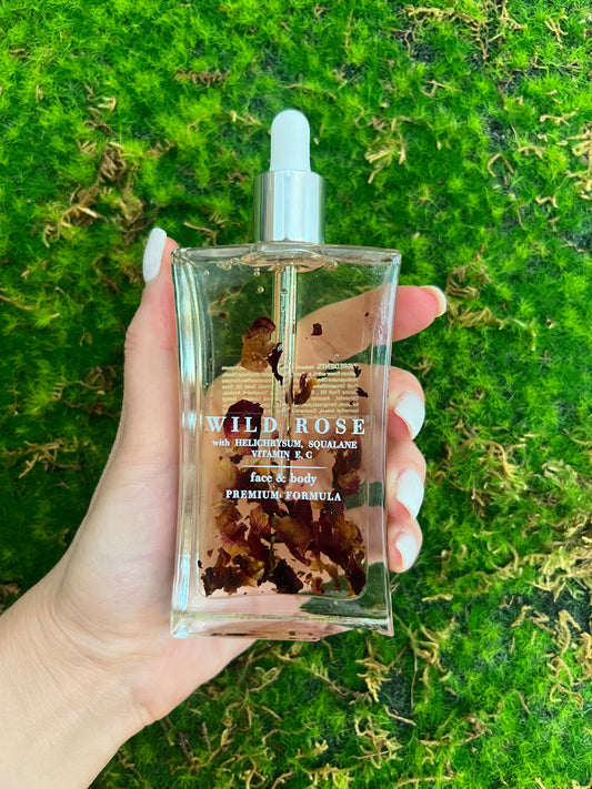 Dry oil cu trandafir sălbatic - Wild Rose 100ml
