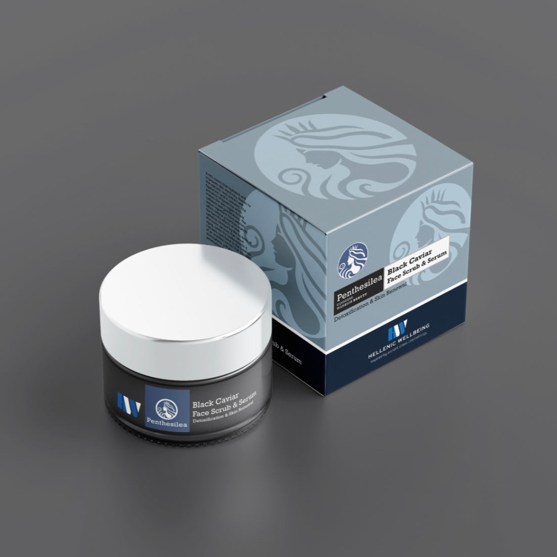 Penthesilea - BLACK CAVIAR FACE SCRUB &amp; SERUM