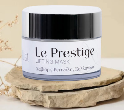 Le Prestige – Mască de față cu compoziție avansată – Natural Lifting – Anti-îmbătrânire, Fermitate, Curățare Profundă 100ml