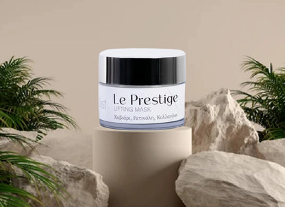 Le Prestige – Mască de față cu compoziție avansată – Natural Lifting – Anti-îmbătrânire, Fermitate, Curățare Profundă 100ml