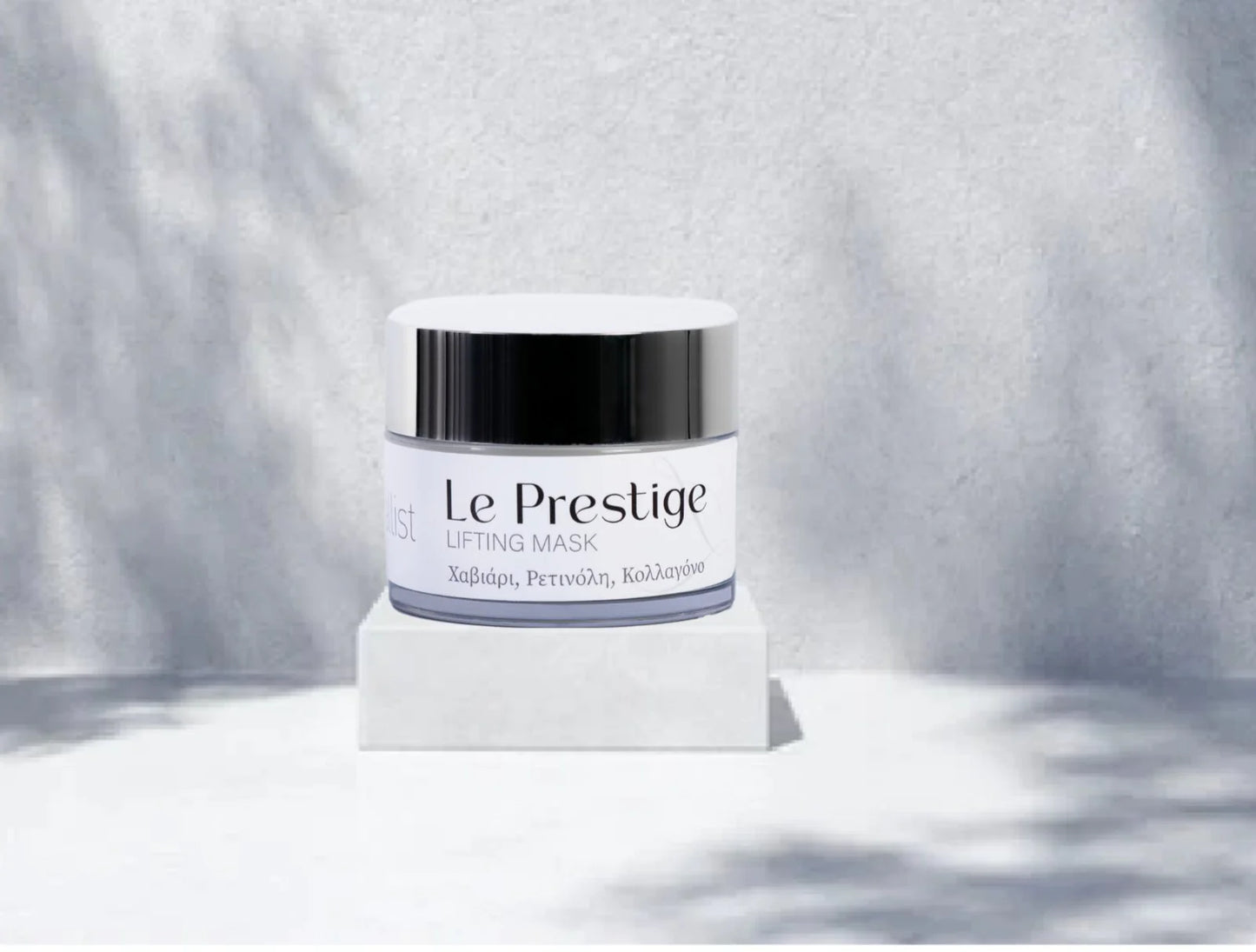 Le Prestige – Mască de față cu compoziție avansată – Natural Lifting – Anti-îmbătrânire, Fermitate, Curățare Profundă 100ml