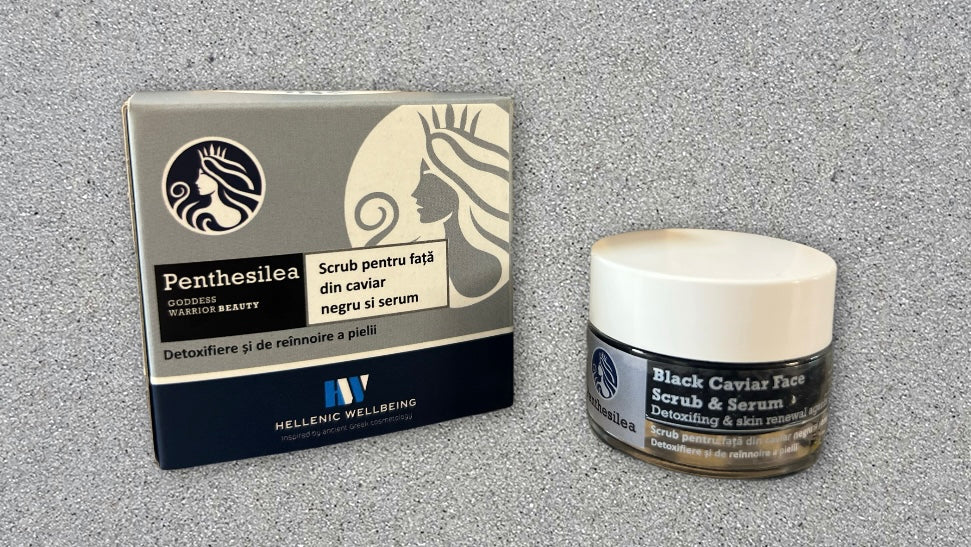 Penthesilea - BLACK CAVIAR FACE SCRUB &amp; SERUM