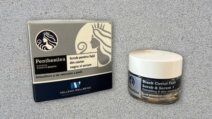 Penthesilea - BLACK CAVIAR FACE SCRUB &amp; SERUM