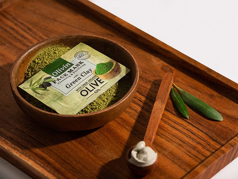 Green Clay Facial Mask 6 Pieces (2X 5ml) Olivin