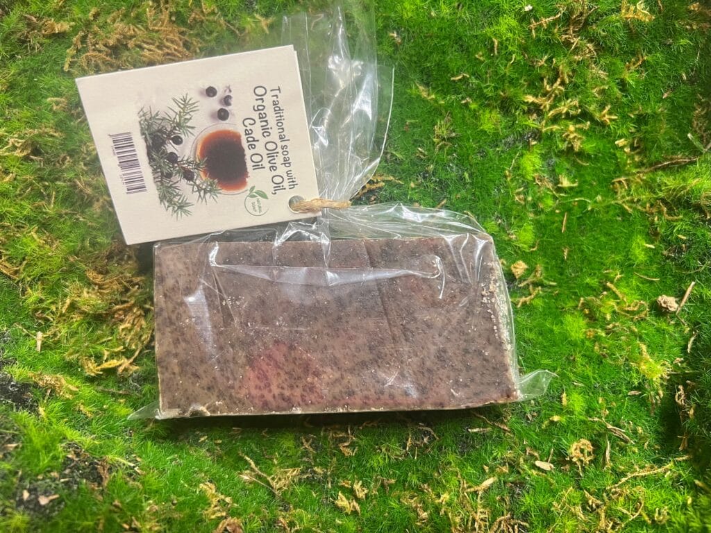 Soap with tar and organic olive oil 140gr