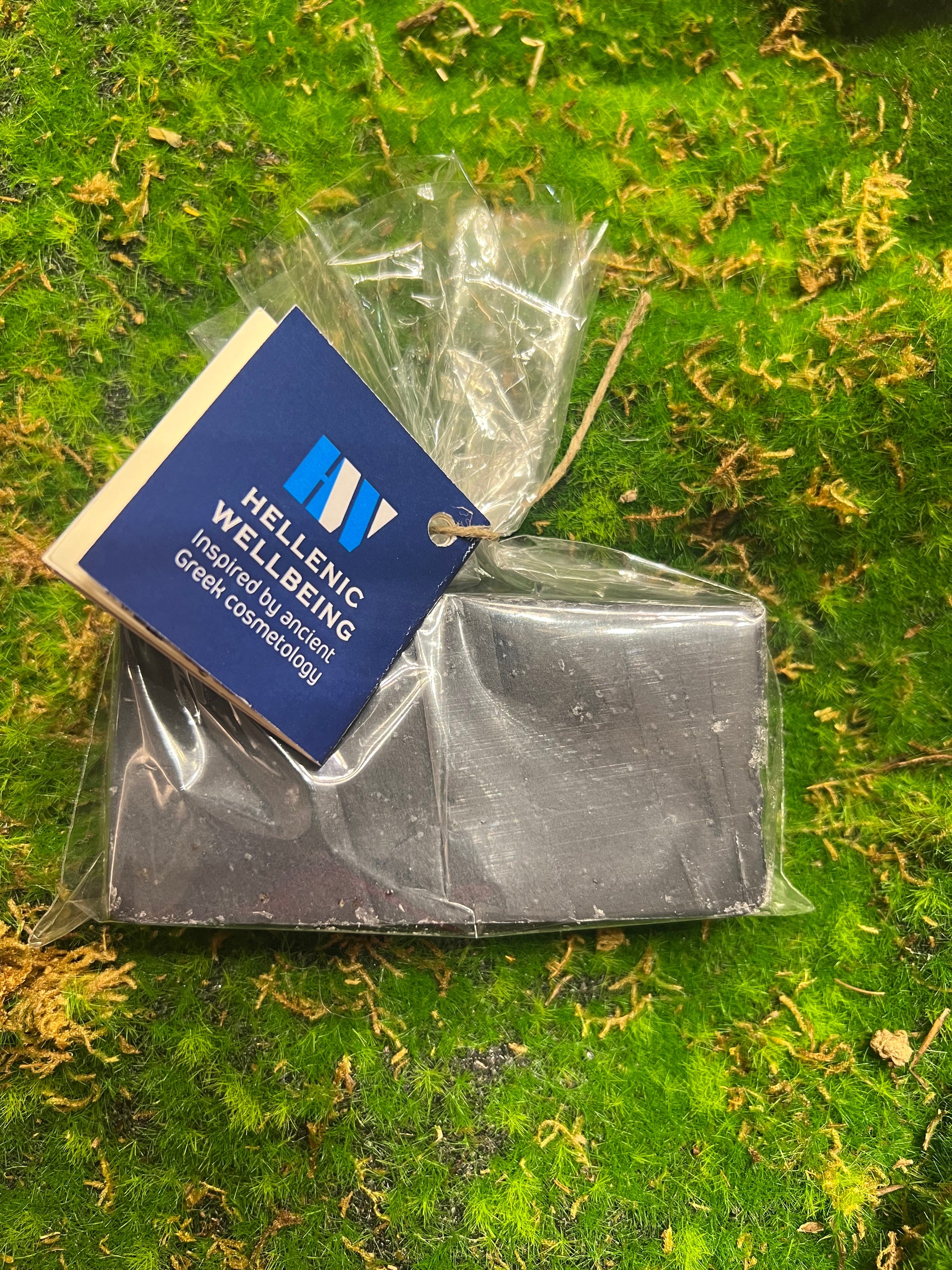 Soap with activated charcoal and organic olive oil 140gr
