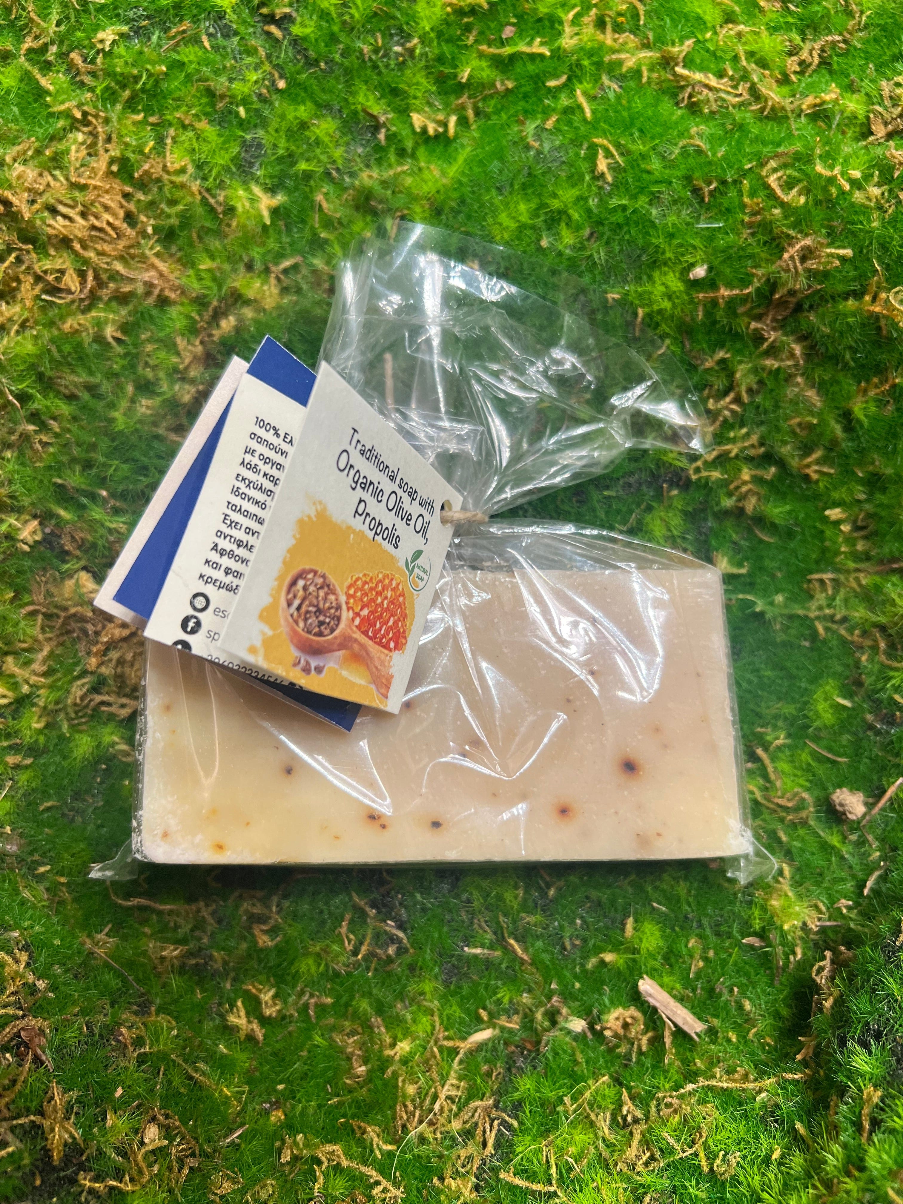 Soap with propolis and organic olive oil 140gr
