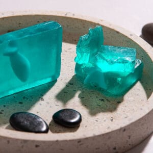Soap with marine plant extract and organic olive oil - 100gr - Hand Made