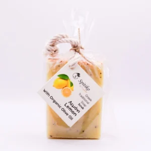 Lemon and organic olive oil soap 100gr