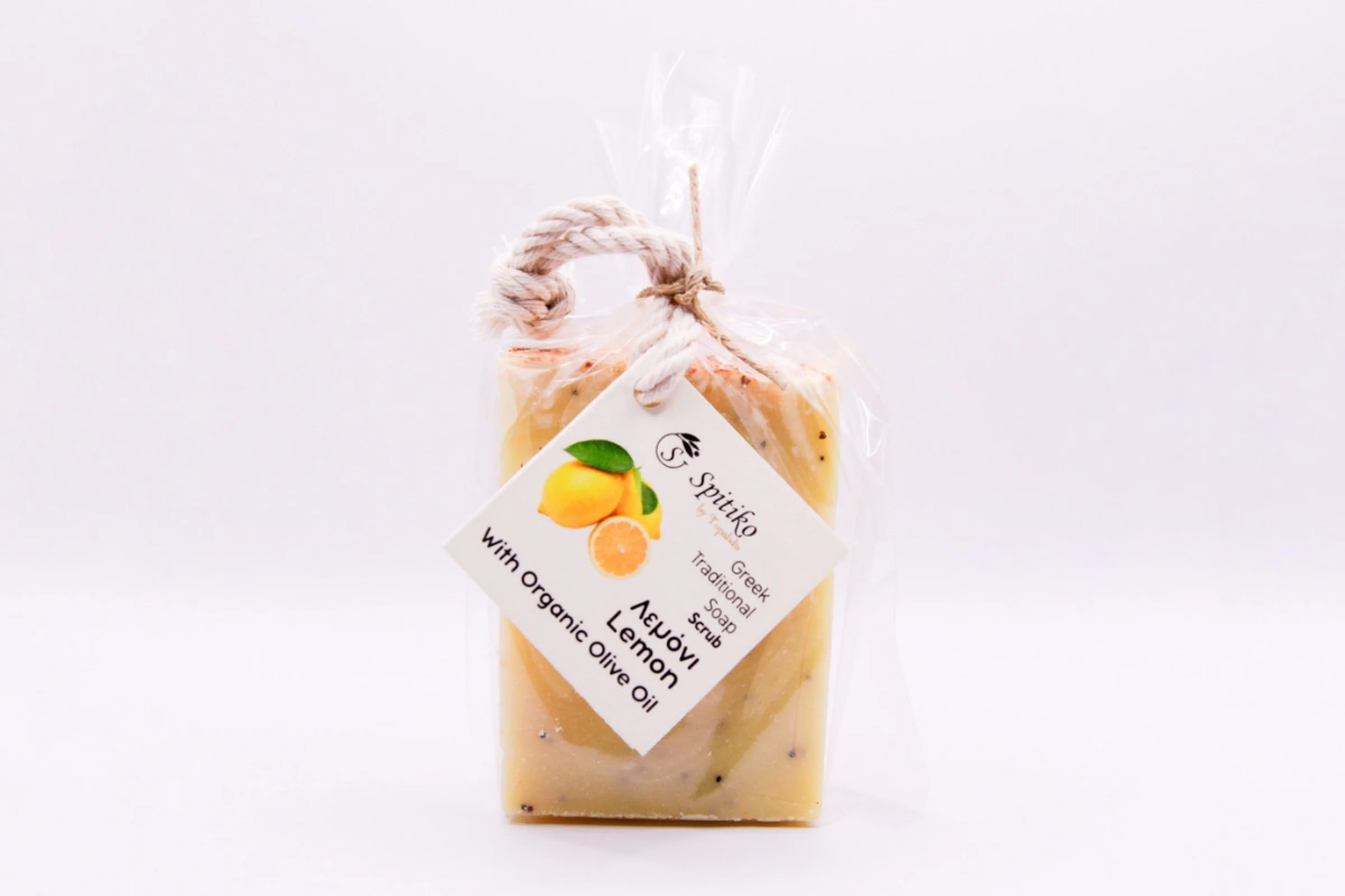 Lemon and organic olive oil soap 100gr