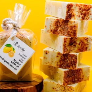 Lemon and organic olive oil soap 100gr