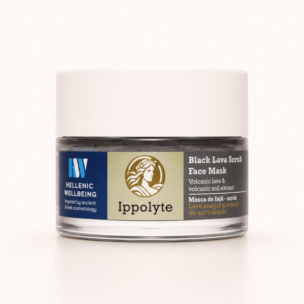 BLACK  LAVA SCRUB FACE MASK - Ippolyte