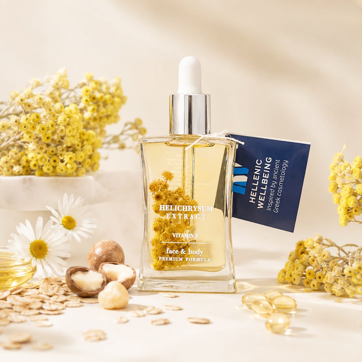 Dry Oil with 100% Helichrysum Extract, 50 ml.