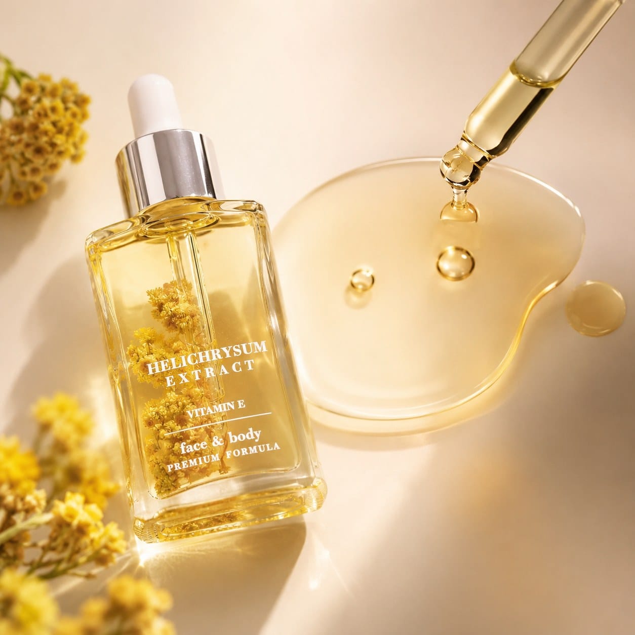 Dry Oil with 100% Helichrysum Extract, 50 ml.