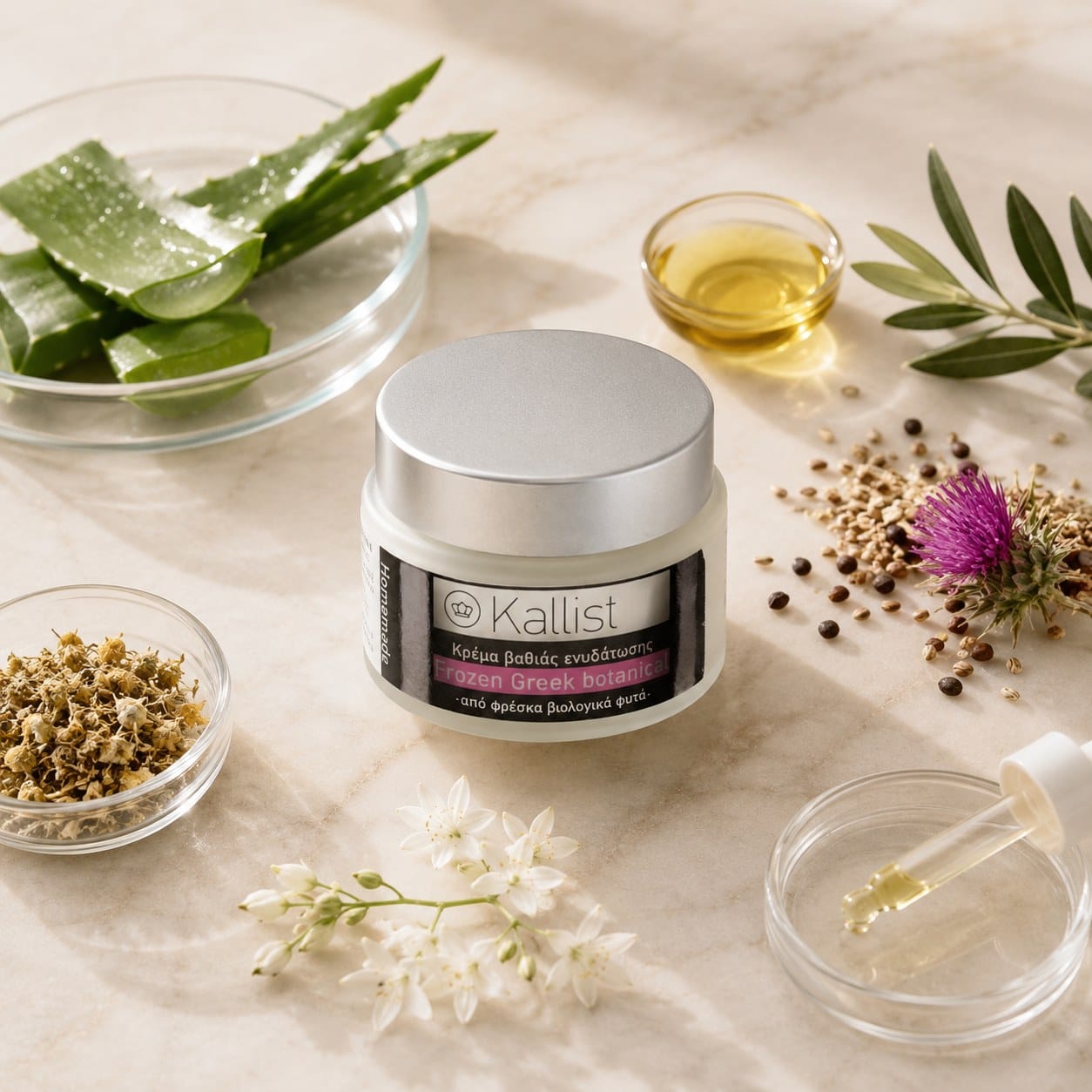 Frozen Greek Botanical CREAM – Natural BOTOX results at home with the new powerful Frozen Greek Botanical composition!