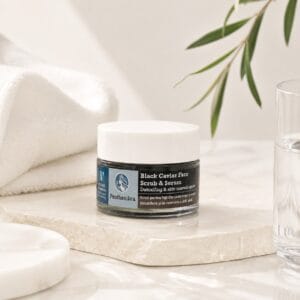 Penthesilea  -  BLACK CAVIAR  FACE SCRUB & SERUM