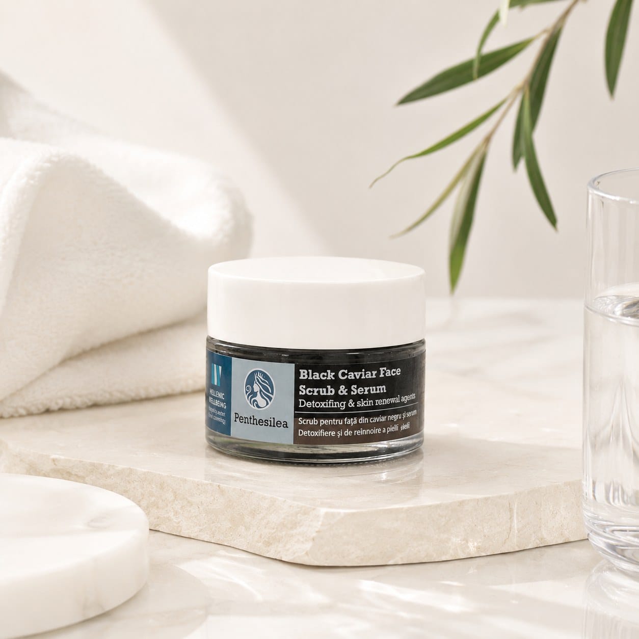 Penthesilea  -  BLACK CAVIAR  FACE SCRUB & SERUM