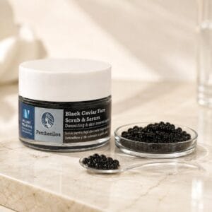 Penthesilea  -  BLACK CAVIAR  FACE SCRUB & SERUM