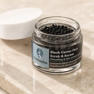 Penthesilea  -  BLACK CAVIAR  FACE SCRUB & SERUM